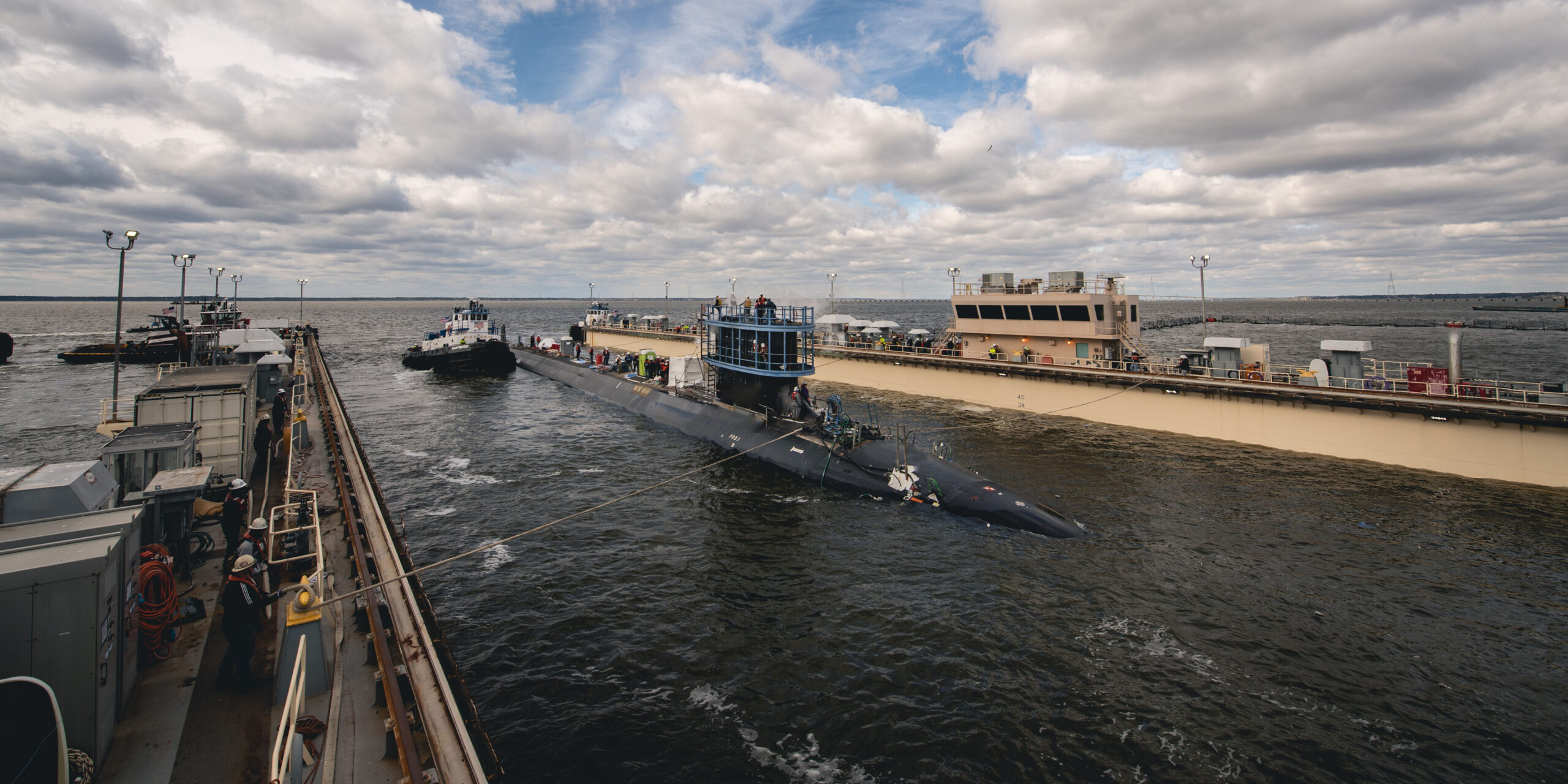 NNS Launches Virginia-Class Submarine Massachusetts (SSN 798) - NNS TO GO